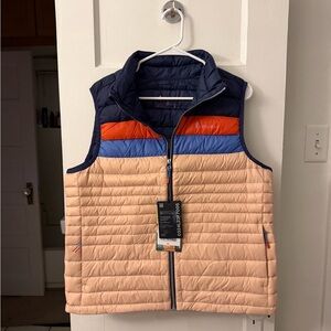 Fuego Down Vest
Women's Large 
Ink/Rosewood Color